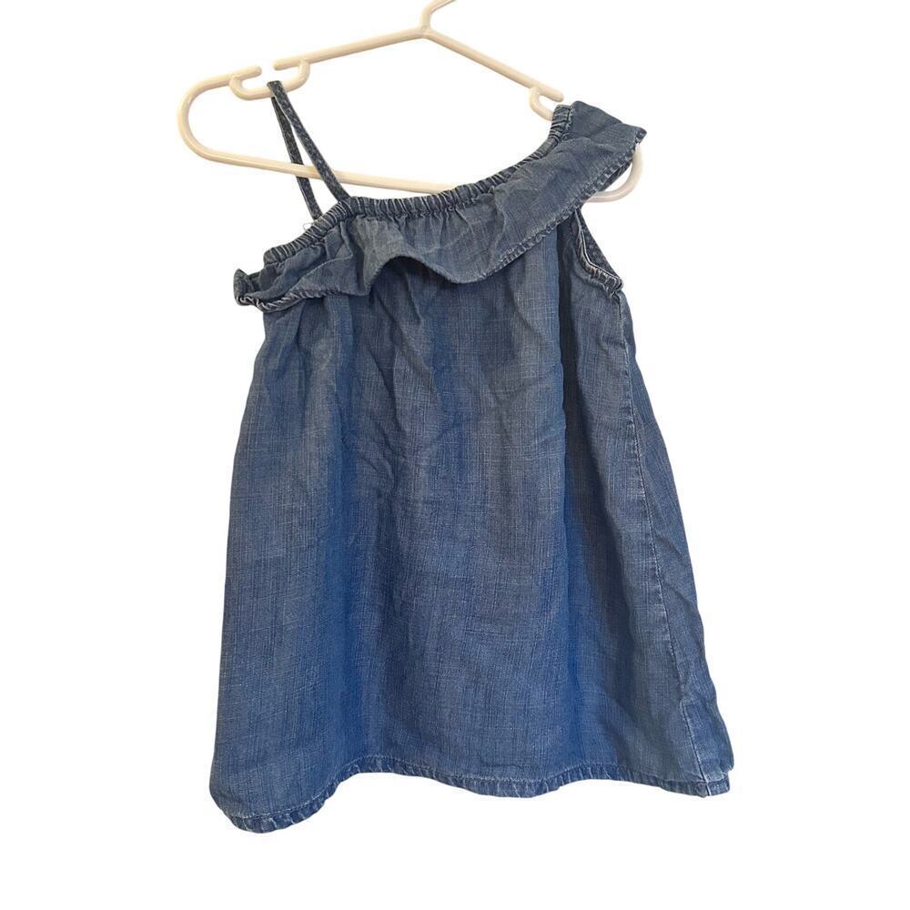 Baby Gap One shoulder denim top sz 18-24m
